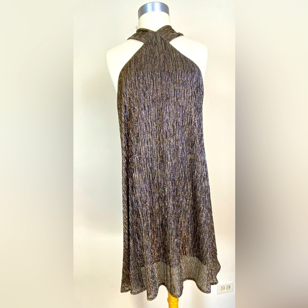 ASTR the Label Metallic Mini Dress, Size Small